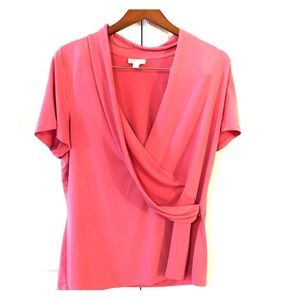 Women’s Charter Club Short Sleeve Top Size 1X